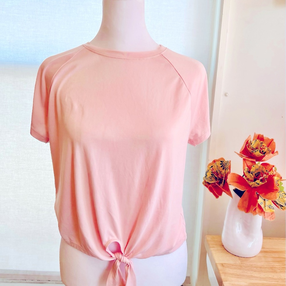 Pale Pink Joy Lab Workout Top